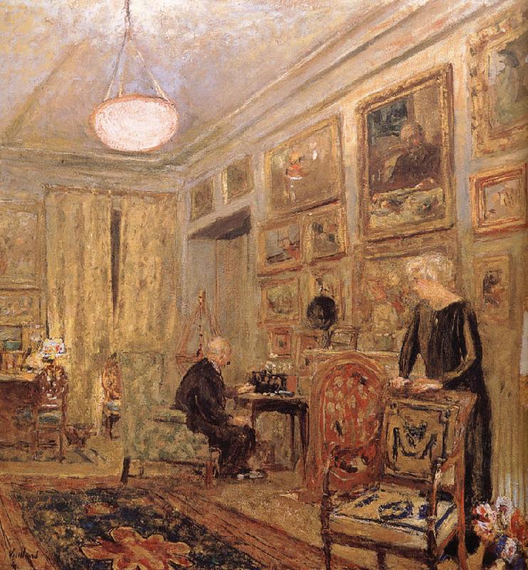 Edouard Vuillard Black in the room France oil painting art
